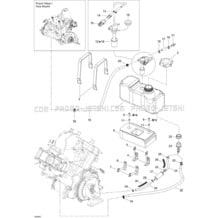 02- Oil Injection System pour Sea-Doo 2004 3D RFI, 2004