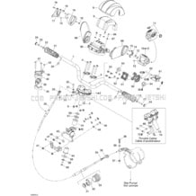 07- Steering System 1 pour Sea-Doo 2004 3D RFI, 2004