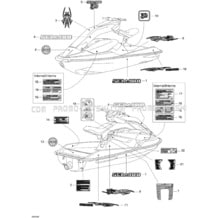 09- Decals pour Sea-Doo 2004 3D RFI, 2004