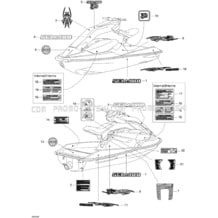 09- Decals pour Seadoo 2004 3D RFI, 2004
