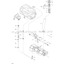 02- Oil System pour Seadoo 2004 GTI LE, 2004