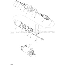 04- Electric Starter pour Sea-Doo 2004 GTI LE, 2004