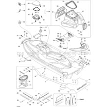 09- Body pour Seadoo 2004 GTI LE, 2004