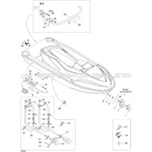 09- Hull pour Seadoo 2004 GTI LE, 2004