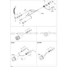 10- Electrical Accessories 1 pour Seadoo 2004 GTI LE, 2004