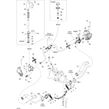 07- Off Power Assisted Steering pour Sea-Doo 2004 GTX 4-TEC, Supercharged, 2004