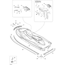 09- Body 2 pour Seadoo 2004 GTX 4-TEC, Supercharged, 2004