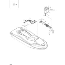 09- Ventilation pour Seadoo 2004 GTX 4-TEC, Supercharged, 2004