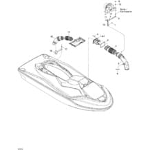 09- Ventilation pour Sea-Doo 2004 GTX 4-TEC, WAKE, 2004
