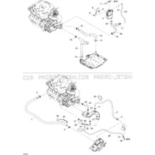 01- Cooling System pour Sea-Doo 2004 RXP, 2004