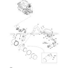 01- Exhaust pour Seadoo 2004 RXP, 2004