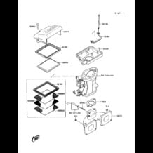 Flame Arrester pour Kawasaki 1989 650 SX