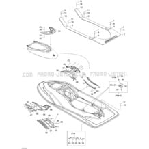 09- Body 1 pour Sea-Doo 2004 RXP, 2004