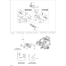 02- Throttle Body pour Sea-Doo 2004 XP DI, 2004