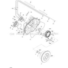 03- Magneto and Oil pump pour Seadoo 2004 XP DI, 2004