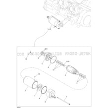 04- Electric Starter pour Seadoo 2004 XP DI, 2004