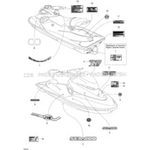 09- Decals pour Seadoo 2004 XP DI, 2004