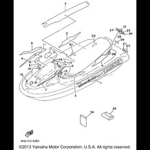 GRAPHIC TOOL pour Yamaha 1996 WaveRunner WAVE VENTURE 1100 - WVT1100U - 1996