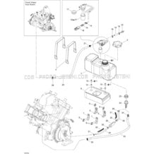 02- Oil Injection System pour Seadoo 2005 3D RFI, 2005