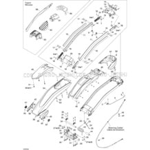 07- Steering System 2 pour Seadoo 2005 3D RFI, 2005