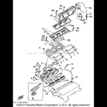 INTAKE pour Yamaha 1996 WaveRunner WAVE VENTURE 1100 - WVT1100U - 1996