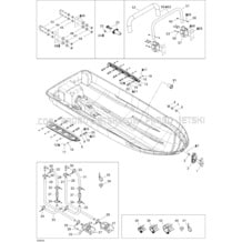 09- Hull STD pour Sea-Doo 2005 GTX 4-TEC, STD, 2005