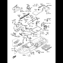 Hull pour Kawasaki 1989 650 SX