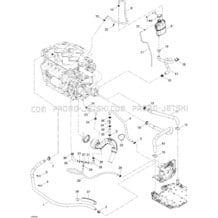 01- Cooling System pour Sea-Doo 2005 GTX 4-TEC, LTD SCIC, 2005