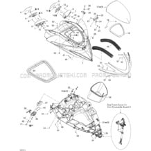 09- Front Cover 1 pour Seadoo 2005 RXP, 2005