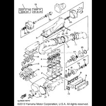 REPAIR KIT 1 pour Yamaha 1996 WaveRunner WAVE VENTURE 1100 (WVT1100U) 1996