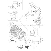 02- Oil Injection System pour Sea-Doo 2006 3D 947 DI, 2006