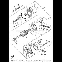 STARTING MOTOR pour Yamaha 1990 WaveRunner WAVE JAMMER 500 (WJ500D) 1990