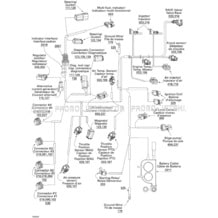 10- Electrical Harness pour Sea-Doo 2006 3D 947 DI, 2006