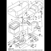 SEAT UNDER LOCKER pour Yamaha 1996 WaveRunner WAVE VENTURE 1100 - WVT1100U - 1996