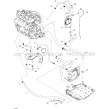 01- Cooling System pour Seadoo 2006 GTI SE, 2006