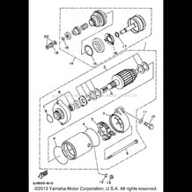 STARTING MOTOR pour Yamaha 1996 WaveRunner WAVE VENTURE 1100 (WVT1100U) 1996