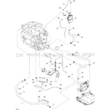 01- Cooling System pour Sea-Doo 2006 GTX 4-TEC LTD, 2006