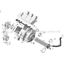 02- Air Intake Manifold pour Seadoo 2006 GTX 4-TEC LTD, 2006