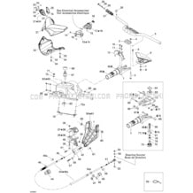 07- Steering System pour Sea-Doo 2006 GTX 4-TEC LTD, 2006