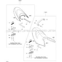 09- Seat pour Sea-Doo 2006 GTX 4-TEC LTD, 2006