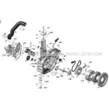 03- PTO Cover And Magneto pour Sea-Doo 2006 GTX 4-TEC, STD, 2006
