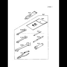 Owner's Tools pour Kawasaki 1989 650 SX