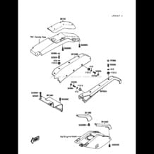 Pads pour Kawasaki 1989 650 SX