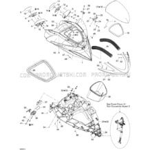 09- Front Cover 1 pour Sea-Doo 2006 RXP, 2006