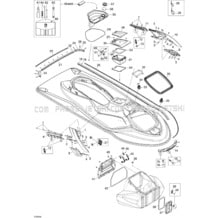 09- Body, Front View pour Sea-Doo 2006 RXT, 2006