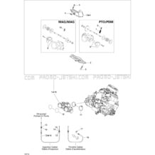 02- Throttle Body pour Sea-Doo 2007 3D 947 DI, 2007