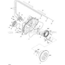 03- Magneto And Oil Pump pour Sea-Doo 2007 3D 947 DI, 2007