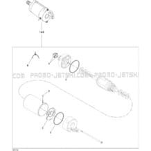 04- Electric Starter pour Sea-Doo 2007 3D 947 DI, 2007