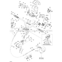 07- Steering System 1 pour Sea-Doo 2007 3D 947 DI, 2007