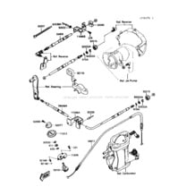 Cables pour Kawasaki 1989 Jet Mate